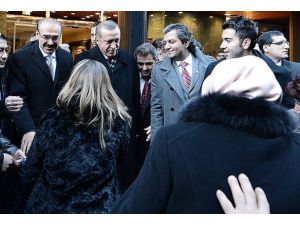 Erdoğan Türk vatandaşlarıyla sohbet etti