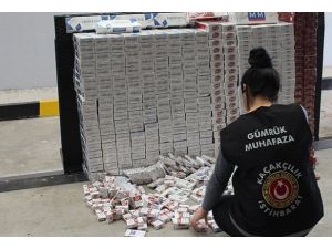 266 milyon paket kaçak sigara yakalandı