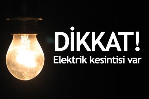 Beldibinde Pazar günü elektrik kesilecek