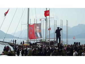 Marmaris, dün Atatürk coşkusu yaşadı… 