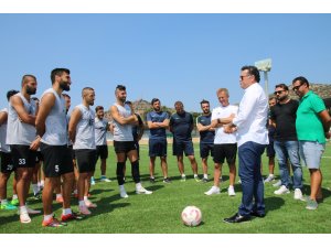 BAŞKAN KOCADON BODRUMSPOR’UN İLK ANTRENMANINI İZLEDİ