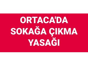 Ortacada sokağa çıkma yasağı