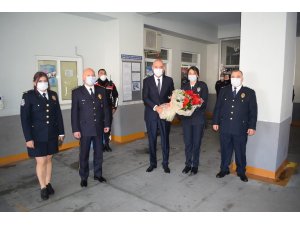 Kaymakam Aksoy İlçe Emniyet Müdürlüğünde Polis Haftasını Kutladı