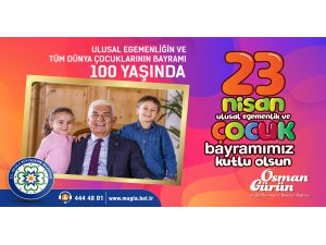 Başkan Gürün Ulusal Egemenliğin Bayramı 23 Nisan’ın 100.yılını Kutladı 