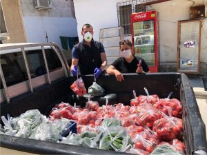 Fethiye Sebzeler ihtiyaç sahiplerine ulaştırıldı