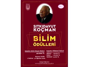 Sıtkı Davut Koçman Bilim Ödülleri İçin Çağrı