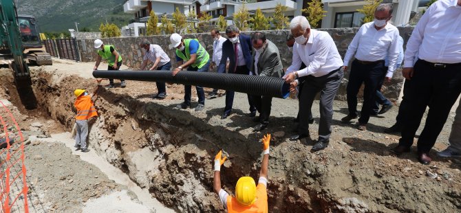 Hisarönü-Ovacık Kanalizasyon Hattının Yüzde 20’si Tamamlandı