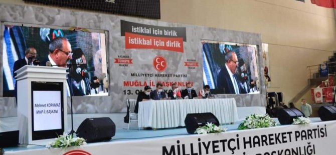 MHP Muğla  İl Başkanı Mehmet Korkmaz'dan Teşekkür