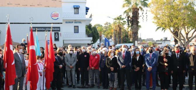 Bodrum 10 Kasım Atatürk'ü Andı