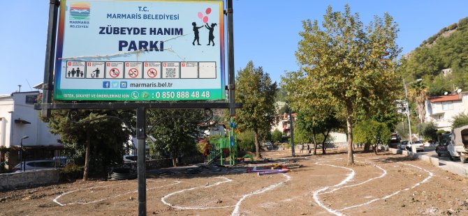 Zübeyde Hanım Parkı Baştan Yenileniyor