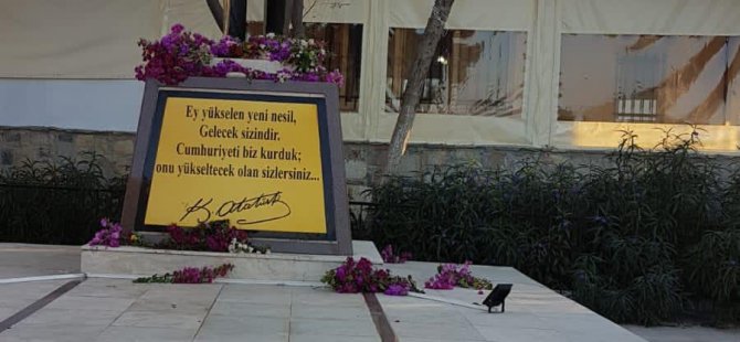 Bodrum’da Gazi Mustafa Kemal Atatürk’e benzemeyen Heykel