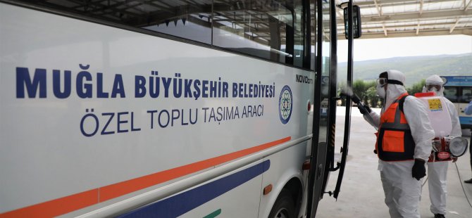 Ulaşımda 151 Bin 247 Adet Dezenfekte İşlemi Gerçekleştirdi