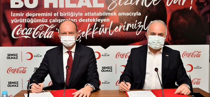 Kızılay ve Coca-Cola depremin yaralarını birlikte saracak