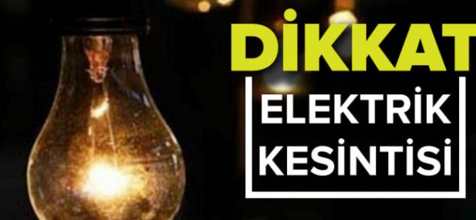 Marmaris’te Elektrik Kesintisi Duyurusu