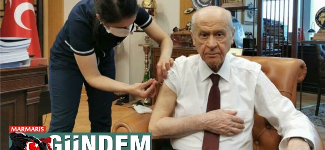 MHP Lideri Bahçeli corona aşısı oldu