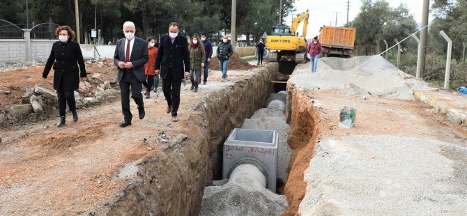 Ula’da 5 Bin 300 Metre Yağmur Suyu Ana Hattı Tamamlandı