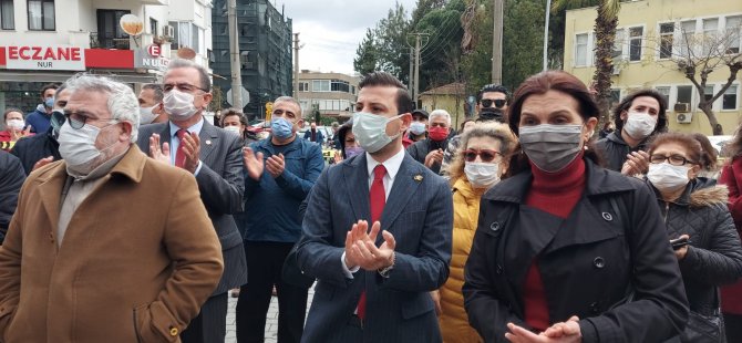 Marmaris'te CHP, HDP ve Sivil Toplum Örgütlerinden Boğaziçi Üniversite protestosu