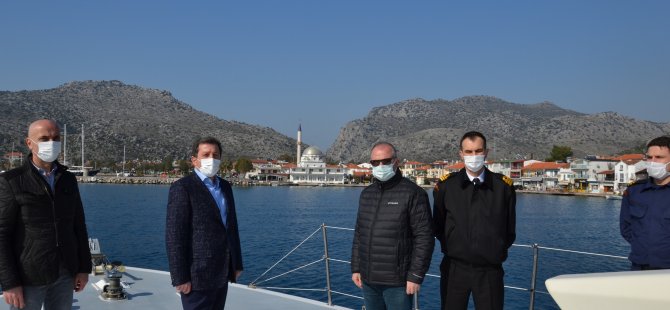 Vali Orhan Tavlı, Kaçak Yapıları Denizden İnceledi