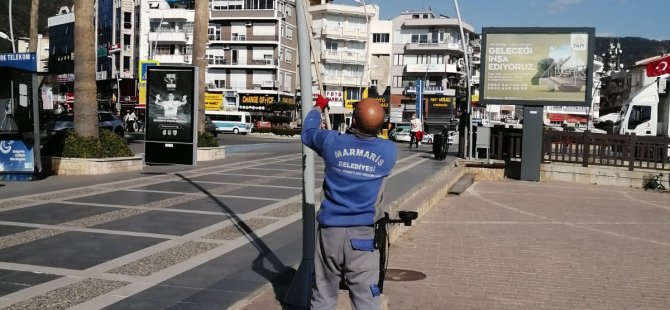 Aydınlatma Direkleri Bakıma Alındı