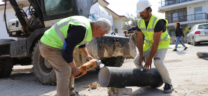 Datça Yeni Çeşme’de İçme Suyu Hatları Yenilendi