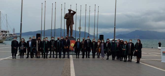 Marmaris’te 5 Nisan Avukatlar Günü dolayısıyla tören düzenlendi