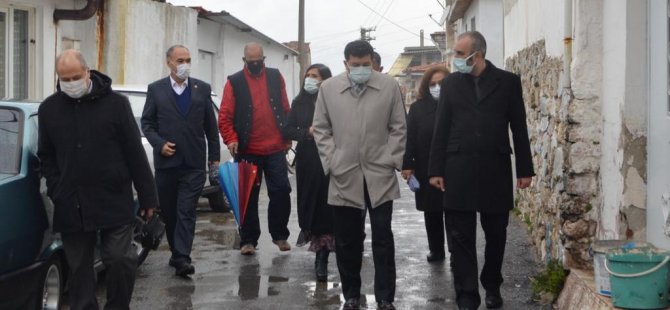 İl Müdürü Bozçelik Roman Vatandaşlarımızın yoğun yaşadığı mahallelerde incelemelerde bulundu