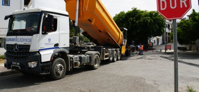 Bodrum Yollarında Çalışmalar Aralıksız Devam Ediyor