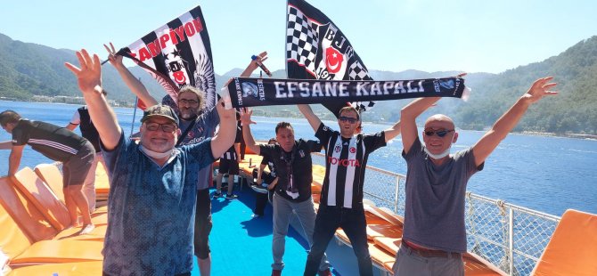 Marmaris Beşiktaşlılar Cemiyeti Şampiyonluğu Tekne Turuyla Kutladı