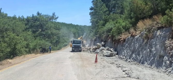 Muğla Büyükşehir, Gökben ve Kabağaç Mahallelerinin Bağlantı Yolunu Genişletiliyor