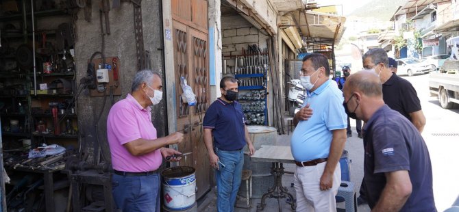 Başkan Tokat’tan Sanayi Esnafına Ziyaret