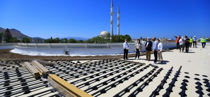 Başkan Gürün, Bodrum’da devam eden yatırımları inceledi