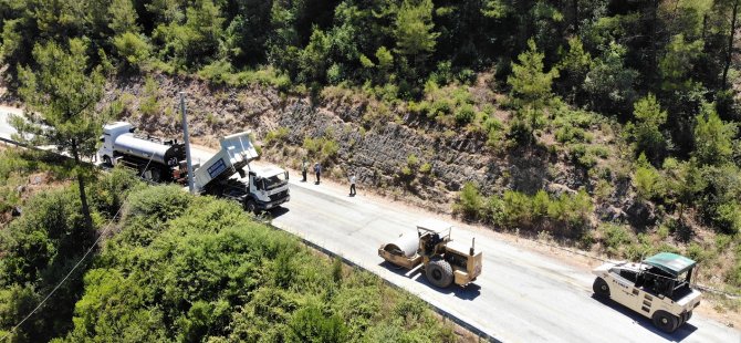 Marmaris Bayır’da Yol Çalışmaları Tamamlandı