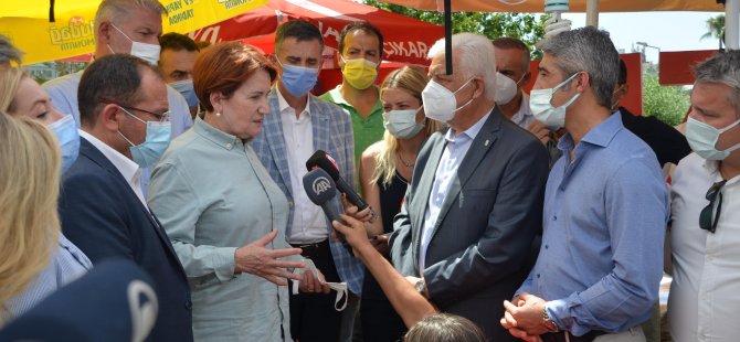 MERAL AKŞENER’DEN GEÇMİŞ OLSUN ZİYARETİ