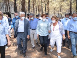 MERAL AKŞENER’DEN GEÇMİŞ OLSUN ZİYARETİ