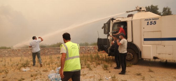 BAŞKAN ARAS, “BODRUM YANIYOR... CANIMIZ KALBİMİZ ACIYOR”