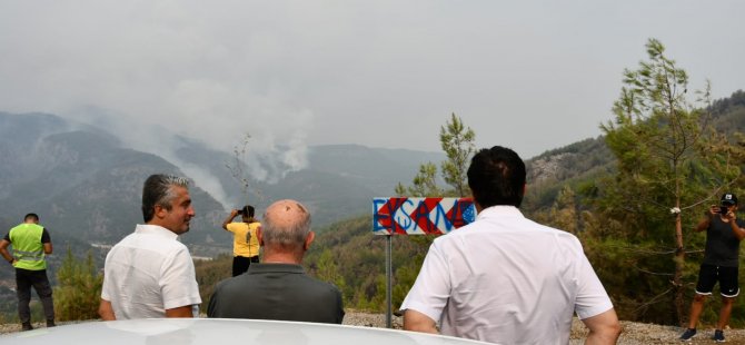 Karaca Köyceğiz’de Yangın Bölgesinde