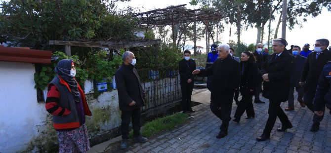 Başkan Gürün, Köyceğiz’deki Yağmur Mağdurlarının Yanında