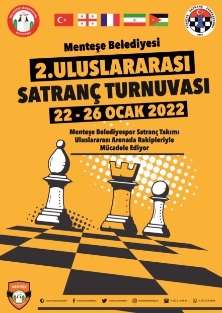 2. Uluslararası Satranç Turnuvası Başlıyor