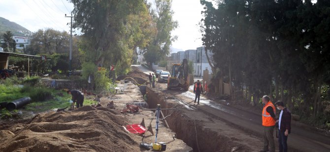 Bodrum’da Kanalizasyon Çalışmalarının Yüzde 51’i tamamlandı