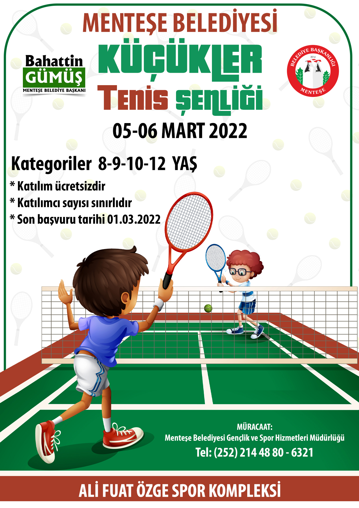 Haydi Çocuklar Tenis Şenliğinde Buluşalım