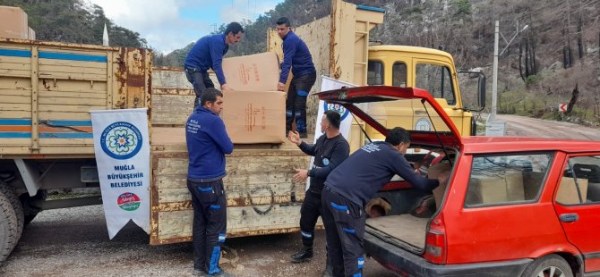 Büyükşehir, Yangın Mağduru Arıcılara Desteğini Sürdürüyor