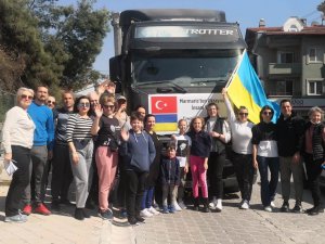 MARMARİS’TEN UKRAYNA’YA TIR DOLUSU İNSANİ YARDIM