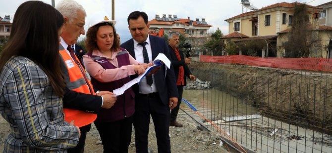 Başkan Gürün, Dalaman’da ki Altyapı Yatırımlarını inceledi