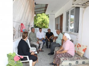 BAŞKAN OKTAY’DAN DUYGULANDIRAN ZİYARET