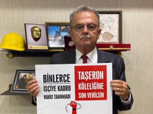 GİRGİN TAŞERON İŞÇİLERİN KADRO TALEBİNİ MECLİS GÜNDEMİNE TAŞIDI