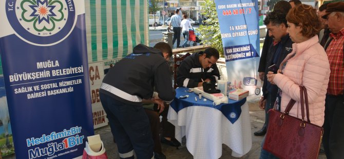 Büyükşehir’den 13 İlçede Şeker Ölçümü