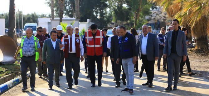 Başkan Gürün, Fethiye’deki Altyapı Çalışmalarını İnceledi