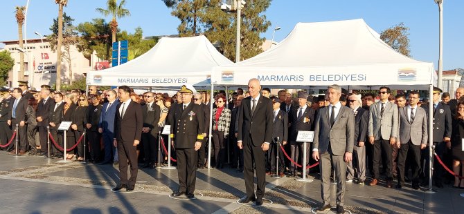 Marmaris Atatürk’ü 10 Kasım’da Andı