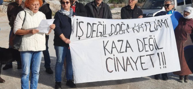 " İş Değil Doğa Katliamı, İş Kazası Değil İş Cinayeti! "