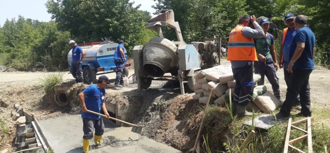 Büyükşehir’den Üreten Köylüye Sulama Desteği